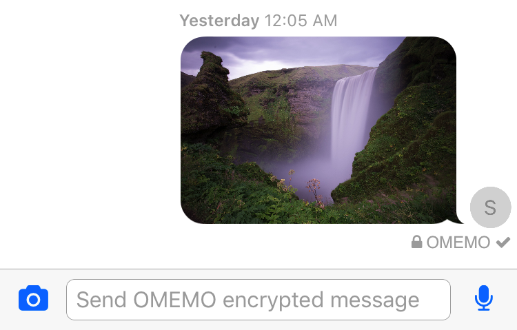 OMEMO file transfer